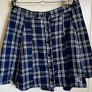 Ravenclaw Pleated Plaid Skirt